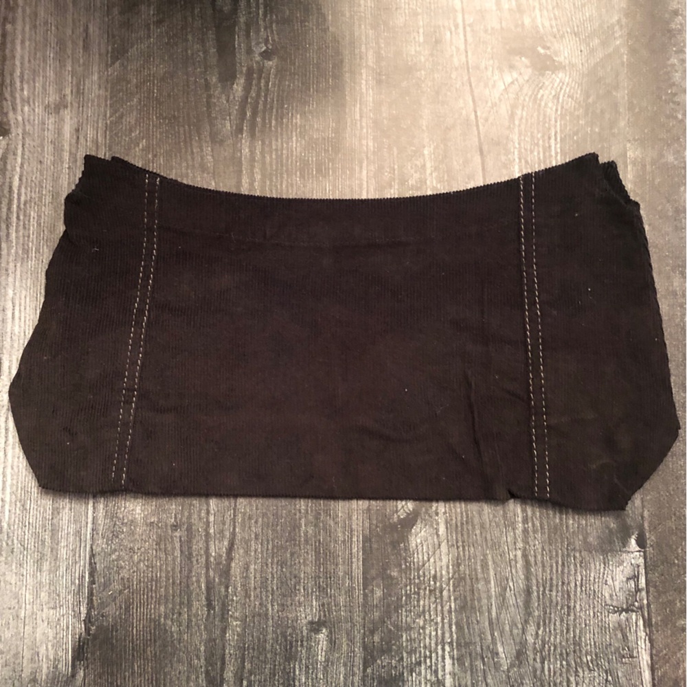 Black Corduroy (?) Skirt for Classic Skirt Purse SKIRT ONLY
